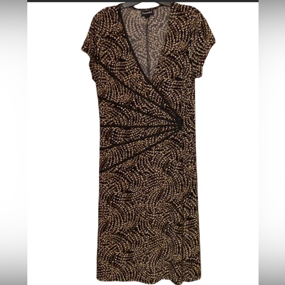 Connected Apparel beautiful dress with web design plus size 16 - Picture 2 of 9